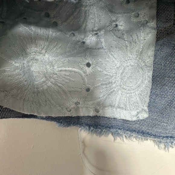 AE Denim Curvy High Waist short size 6 lace pockets - Picture 8 of 12